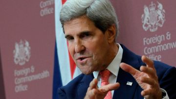 El jefe de la diplomacia estadounidense destacó que el convenio suscrito en Ginebra tiene plena capacidad para despojar a Siria de sus armas químicas.