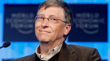 Bill Gates fue el creador del sistema Windows para computadoras.