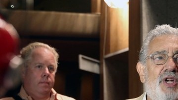 Plácido Domingo, esta semana, durante su encuentro con la prensa en la ciudad.