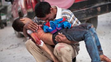La ONU catalogó el uso de armas químicas en Siria contra la población civil como un "crimen de guerra".
