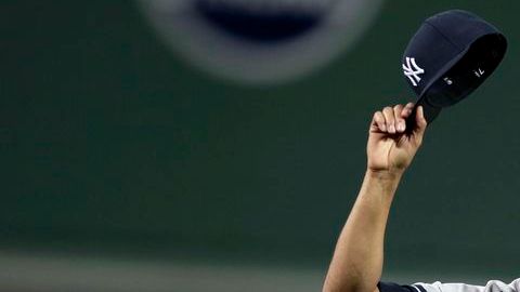 Mariano Rivera en su última aparición en el Juego de Estrellas.