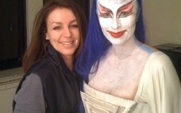 Marián Torre es la maquilladora que logra crear a personajes fantásticos como el de esta imagen, la Reina de la Noche de la 'Flauta Mágica'.