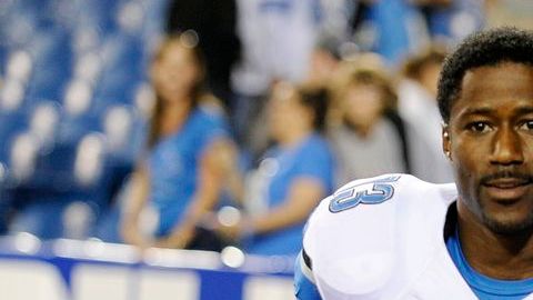 Nate Burleson de los Detroit Lions.