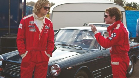 La pareja protagonista de 'Rush', Chris Hemsworth (izq.) y Daniel Brühl.