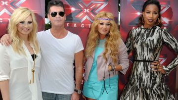 Paulina (segunda de la derecha) ha declarado que está muy ansiosa por la llegada de las galas en directo de 'X Factor'.