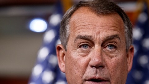 El líder republicano  John Boehner está pesimista.
