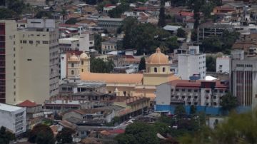 Vista panorámica de la capital hondureña que estuvo de fiesta.