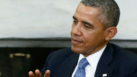 El presidente Obama habló sobre el cierre de gobierno luego de reunirse con Benjamin Netanyahu.