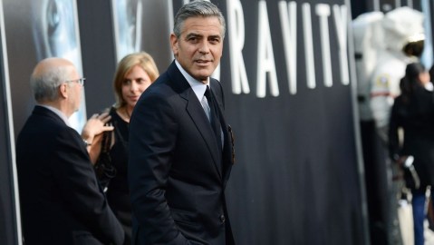 George Clooney aplaudió los esfuerzos del congresista de NY, Peter King.