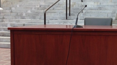 Este es el escritorio sobre el cual el gobernador Jerry Brown realizará la histórica firma de la AB60.