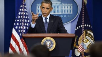 El presidente  Barack Obama, en una conferencia de prensa en la Casa Blanca,  advirtió que 'la extorsión' no puede convertirse en 'una rutina' de la democracia e insistió en que está dispuesto a negociar.