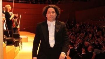 Gustavo Dudamel el pasado día 28 en la gala de inauguración.