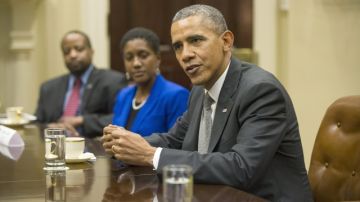 El presidente Barack Obama se reunió ayer con representantes de los pequeños negocios en la Casa Blanca  para hablar sobre el cierre del Gobierno federal.