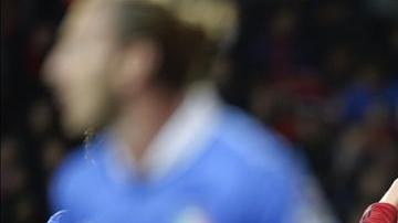 Nicklas Bendtner, jugador de la selección de Dinamarca, gesticula durante el partido Dinamarca-Italia, de clasificación para el Mundial de fútbol de Brasil 2014, disputado el pasado viernes en Copenhague. EFE