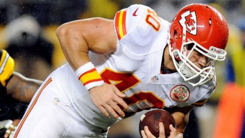 Peyton Hillis con los KC Chiefs.
