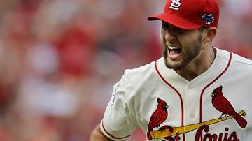 Michael Wacha se enfrenta al favorito para el premio Cy Youngy pitcher de Dodgers, Cleyton Kershaw.