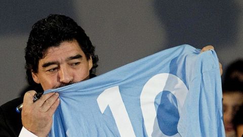 'El Pelusa' y la celeste: ¿inseparables?