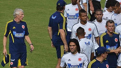 José Pekerman (izq.) supo sacar el máximo provecho de una generación de grandes jugadores.