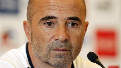 El seleccionador de Chile, el argentino Jorge Sampaoli. EFE/Archivo