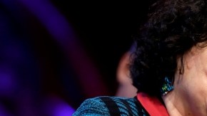 Supreme Court Justice Sonia Sotomayor addresses an audience after being awarded with the W.E.B. Du Bois Medal during an award ceremony at Harvard University, in Cambridge, Mass., Wednesday, Oct. 2, 2013. Harvard has awarded the medal since 2000 to people whose work has contributed to African and African-American culture. Six people were recipients of the award for 2013. (AP Photo/Steven Senne)