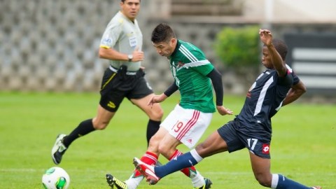 El delantero del Santos Laguna, Oribe Peralta, estuvo con la alineación titular del Tricolor