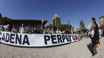 Las organizaciones exigen justicia para las víctimas de la organización vasca ETA.