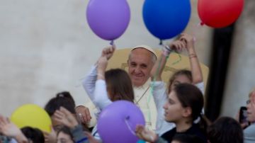 El Papa Francisco celebra el Día de la Familia en el Vaticano.