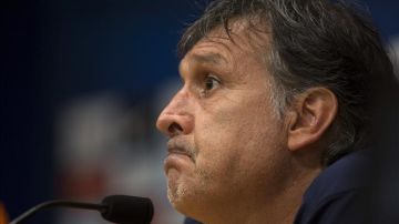 El entrenador argentino del F. C. Barcelona, Gerardo "Tata" Martino. EFE