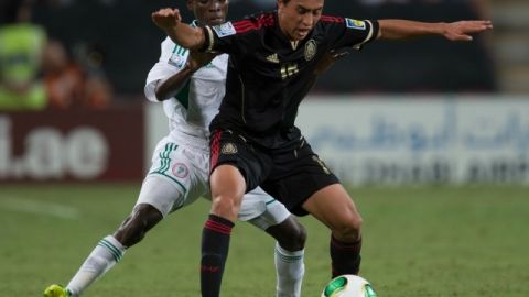 La selección mexicana ha sido superada de principio a fin por Nigeria en la primera mitad