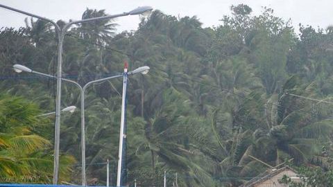 En Legazpi, Filipinas, todo luce devastado.