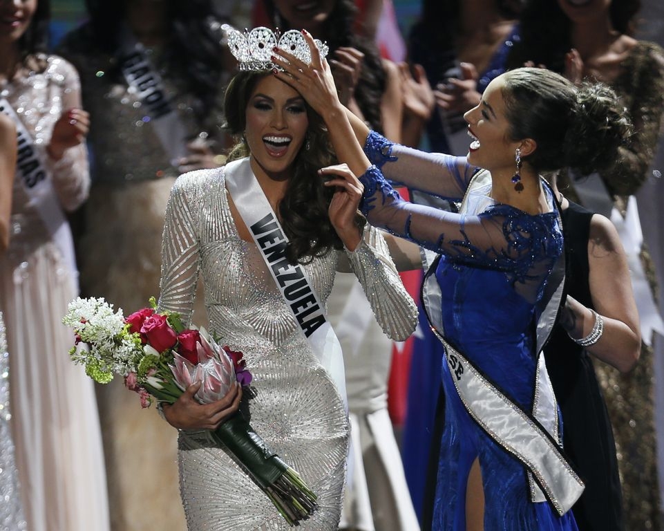 Gabriela Isler en un desfile del concurso de Miss Universo 2013.