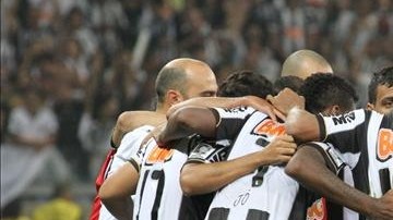 En la imagen, los jugadores del Atlético Mineiro. EFE/Archivo