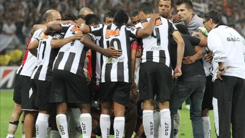 En la imagen, los jugadores del Atlético Mineiro. EFE/Archivo