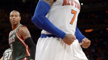 Carmelo Anthony, lider de los Knicks.