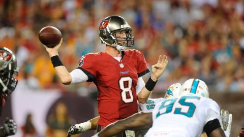 El quarterback de los Buccaneers Mike Glennon.