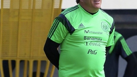 El técnico de  México, Miguel Herrera.