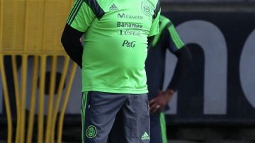 El técnico de  México, Miguel Herrera.