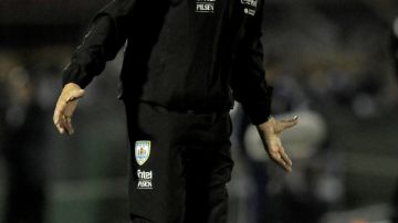 El técnico de Uruguay, Oscar Tabárez.