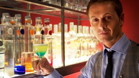 El bartender David Ríos.
