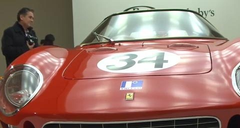 El auto fue calificado por Sotheby's como "una obra maestra para la vista".