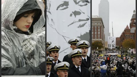Entre los presentes en Dallas estaban funcionarios gubernamentales, militares y ciudadanos.