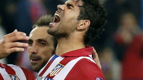 Diego Da SIlva Acosta anotó un gran gol de chilena en la victoria del Atlético de Madrid contra el Getafe