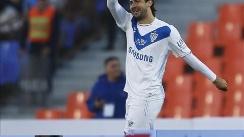 En la imagen, el jugador Lucas Pratto de Vélez.