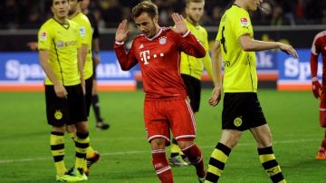 Mario Goetze marcó un gol para el Bayern, pero se disculpó ante los aficionados del Borussia Dortmund, su exequipo en la Bundesliga.