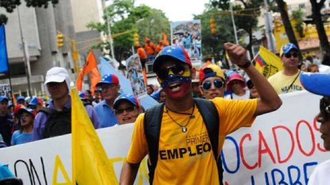Opositores al gobierno de Maduro protestaron el fin de semana.
