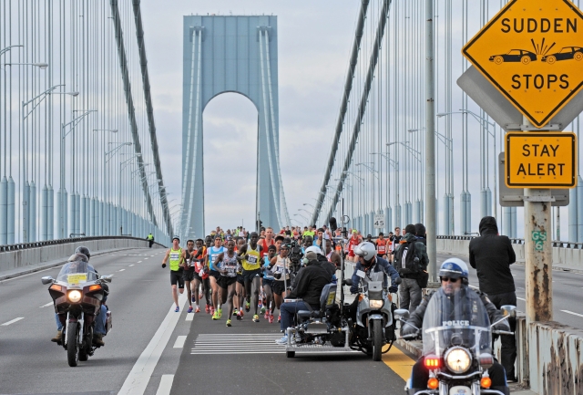 La ruta del Maratón de NYC comienza en esa zona
