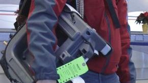 Llevando unos sombreritos de pavo, los hermanitos Rishi Chandra, de 5 años, y Ravi, de 3, empujaban sus maletas este miércoles en el aeropuerto de O'Hare en Chicago.