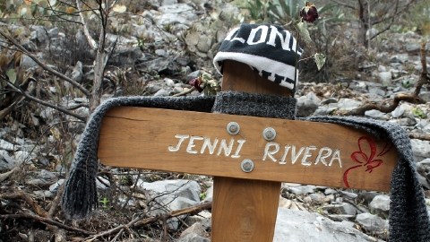 Lugar del avionazo donde murió Jenni Rivera y sus acompañantes.