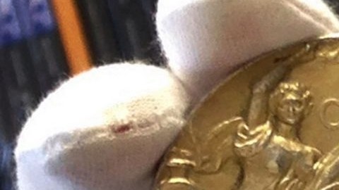 El deportista destacó en el atletismo.