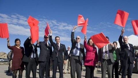 Autoridades de Estados Unidos y México dan la señal de partida al inicio de los trabajos para una nueva garita entre San Diego y Tijuana